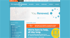 Desktop Screenshot of fwortho.com